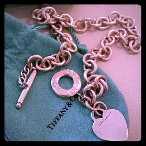COPY - Authentic Tiffany & Co heart tag toggle ne…